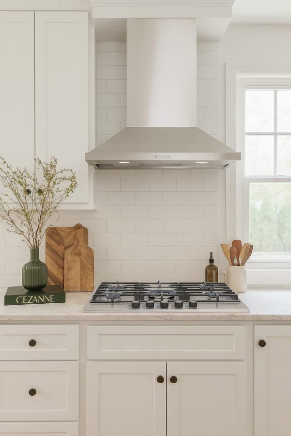20250626_1538_Modern Kitchen Hob_remix_01jypanndxee0t5vrnhzv15636 Avelis 90cm 5 Burner Stainless Steel Gas Hob With Central Wok Burner