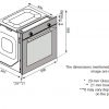 Gas-oven-line-drawing.jpg Avelis Elegance 60cm Built-In Gas Oven – Soft Close Door, Triple Glass