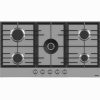 Untitled (1000 x 1000 px) (2) (1) Avelis 90cm 5 Burner Stainless Steel Gas Hob With Central Wok Burner