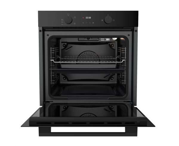 VP-SGO69BLK_ON-PERSPEKTIF.jpg Avelis Elegance 60cm Built-In Gas Oven – Soft Close Door, Triple Glass