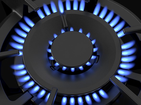 dual-ring-wok-burner.jpg Avelis 90cm 6 Burner Black Glass Gas Hob With 2 Dual Wok Burners