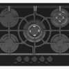 Avelis 70cm Gas on Glass Built-In Hob – 5 Burner with Dual Wok Power