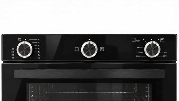 Avelis 60cm Built-In Gas Oven & Gas Grill- 90L - Black